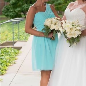 Aqua Bridesmaid Dress